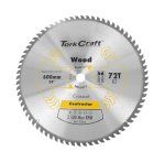 Tork Craft Saw Blade Tct 600X72T 40 30 25 4 20 16MM Contractor Wood