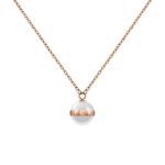 Aspiration Necklace Rose Gold Black - Default Title