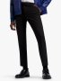 Men&apos S Smart Slim Tapered Black Trouser