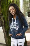 Navy Melange Legacy Fleece Hoodie - XL