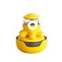 Multi-use Cleaning Brush With Soap Dispenser And Stand Yellow