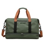 Travel Duffle Bag With Shoes Compartment Sports Gym Bag