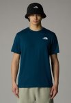 M Short Sleeve Redbox Tee - Midnight Petrol & Tnf Red