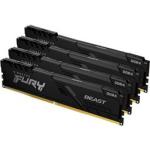 Kingston KF436C18BBK4 128 Fury Beast 128GB 4X32GB DDR4-3600MHZ CL18 1.35V Black Desktop Memory