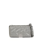 K kuilt Shiny Small Crossbody -cloud Grey