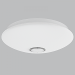 Metal Ceiling Fitting With Opal Polycarbonate Cover And Bluetooth Speaker CF083 Wh