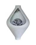 Gota Japi Studio Wall Planter - Burnt Cement One Size -35CM Width X 51CM Height X 18CM Depth