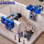 7-PIECE Dowel Jig Kit: Get Professional-level Woodworking Results With 8 10 15MM Drill Bits
