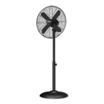 Alva 40CM Drum Telescopic PEDESTAL FAN Matte Black