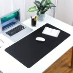 Upgrade Your Office Desk With A Stylish Medium Faux Leather Mouse Pad - Non-slip & Solid Color
