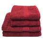 Eqyptian Collection Towel -440GSM -2 Hand Towels 2 Bath Sheets -burgundy