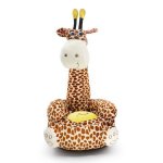Kids MINI Cartoon Sofa- Brown Giraffe