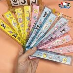 Sanrio 3PCS Cartoon Ruler Set - 15.01CM Kuromi My Melody & Cinnamoroll Designs - Colorful Plastic School And Office Supplies For