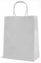 12PCS Kraft White Gift Bags Large