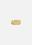 Chunky Ribbed Stainless Steel Ring