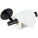 Yagoo Self Adhesive Toilet Paper Holder SUS304 Stainless Steel Rustproof Toilet Roll Holder No Drilling Adhesive Toilet Tissue H