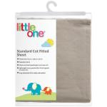 Std Cot Fitted Sheet- Oatmeal