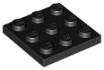 Parts 3 X 3 Plate 11212 - Black
