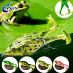 1PC Soft Frog Fishing Lures With Rotating Legs - Realistic Design For Increased Bites And Hookups
