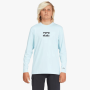 Billabong Boys All Day Wave Long Sleeve Rashvest Coastal Blue - 15-16