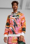 Puma Ferrari Race Crew Hoodie crew -speed Yellow-aop