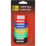 Assorted Key Labels 10 Pack Colour May Vary