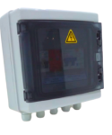 SJ091 Protection Ac Distribution Box .populated With 2 Pole Surge Protector.cb el