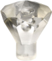 Parts Rock 1 X 1 Jewel 24 Facet 30153 - Trans Clear