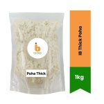 Ib Thick Poha Mota Poha Flattened Rice - Premium Pure Traditional Rice Flakes For Breakfast & Evening Snacks Delivers Authenti