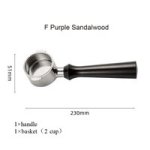 Coffee Accessories 2 Ears Naked Coffee Portafilter F Purple Sandalwood