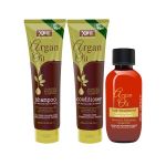 Hair Care Moroccan Argan Oil Shampoo Conditioner & Treatment Shot