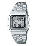 Casio Retro Wr Digital Watch - Silver And Grey