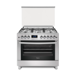 Ferre 5 Gas Burner + Wok Burner Electric Oven & Grill