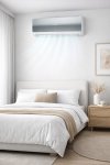 Aux Mirror Non-inverter Mid-wall Split Air Conditioner Fjr Series Indoor & Outdoor Complete