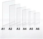 Laser Acrylic Blanks : Clear A6 A5 A4 A3 A2 A1 Sheets 1.5MM 2MM 3MM & 5MM