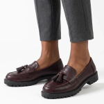 Madison Monroe Loafer With Tassle - Burgundy - 8