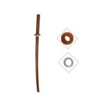 Training Bokken 38.5"BROWN Polypropylene