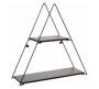 Triangular Geometric Shelf Black