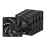Arctic P14 Pro Pst 140MM Fan 2500 Rpm Pwm 110 Cfm 5-PACK New