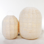 Cotton Floor Lanterns - Set Of Lanterns