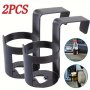 2PCS Car Cup Holder - Durable Plastic Door Mount Water Bottle Rack For Vehicle Interior Accessories