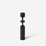 Leisurely Ladies Candle Holder - Black - Medium