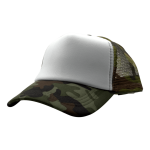5 Panel Camo & White Truckers Cap - Sublimation Express