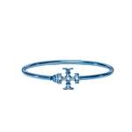 Eleanor Hinged Cuff -blue