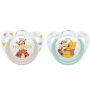 Nuk Trendline Disney Winnie The Pooh Soother 6 - 18 Months Boy - White/green