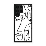Custom Printed Tpu Cases - Samsung Galaxy S22 Ultra 5G & 39 Line Face& 39 By