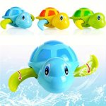 3PCS Wind-up Swimming Turtle Bath Toys - Mold & Rust Resistant Battery-free Interactive Montessori Play For Kids - Perfect Gift 