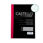 Castello A4 3-QUIRE Book 288PG Feint