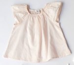 0-3 Cap Sleeve Top Sticky Fudge-pinkish