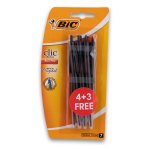 BIC Click Ball Pen Medium 1MM - 7 Pack - Black
